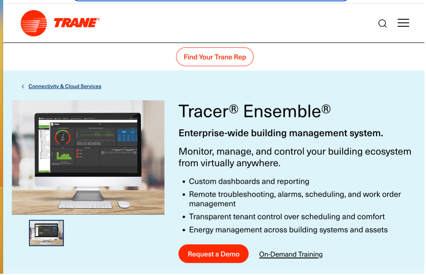 TRANE: top 10 building management system companies