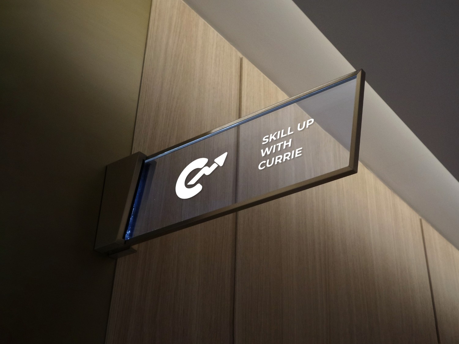 Rectangle sign mockup