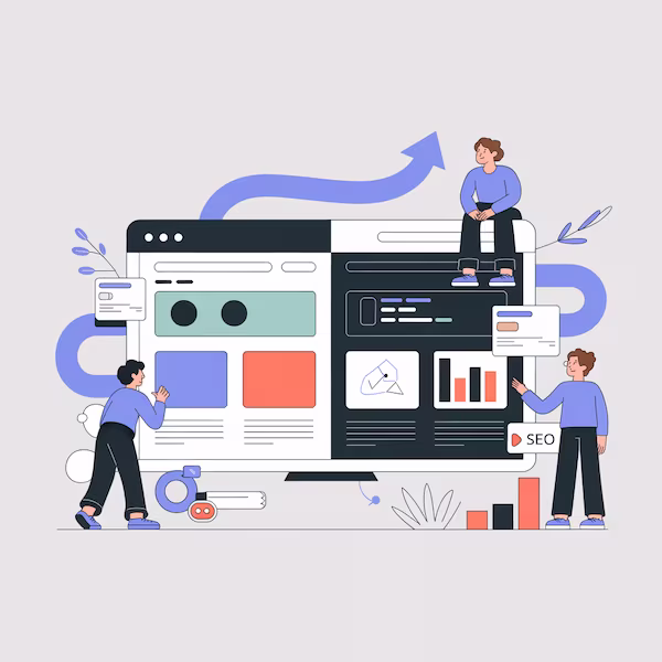 image of a digital marketing strategy board (for a social media and communication)