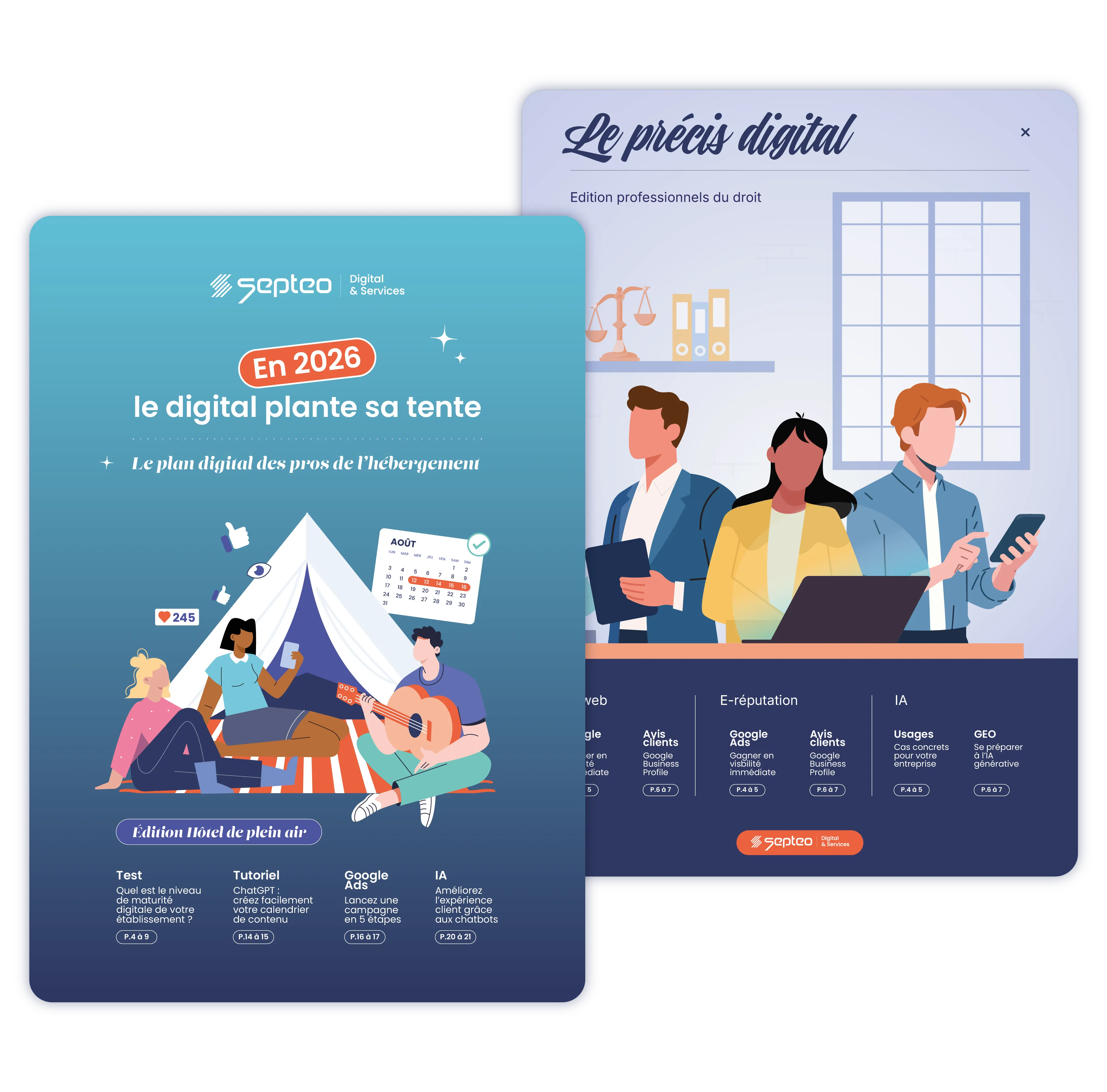 catalogues de services et conseils sur la communication digitale de la part de l'agence digitale Septeo Digital & Services