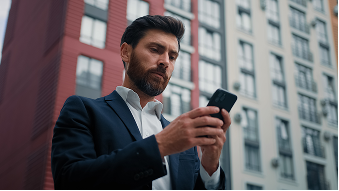 Professionnel utilisant Digital Media