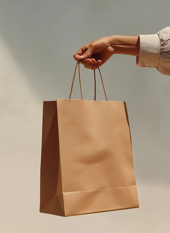 Bag branding project photography