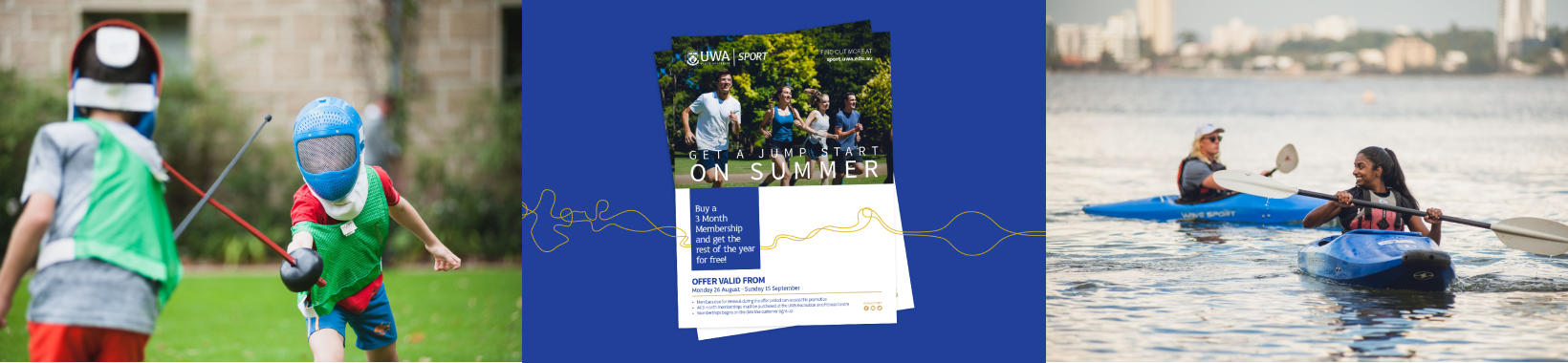 UWA Sport Get a jump start on summer ad.