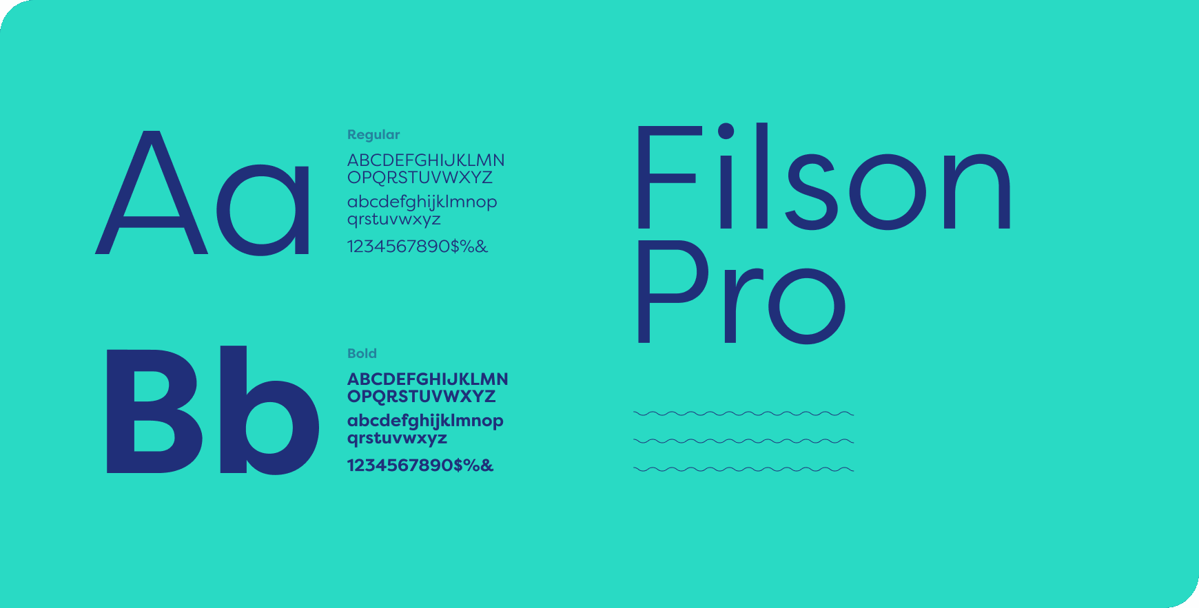 A different sets of font styles in green background.