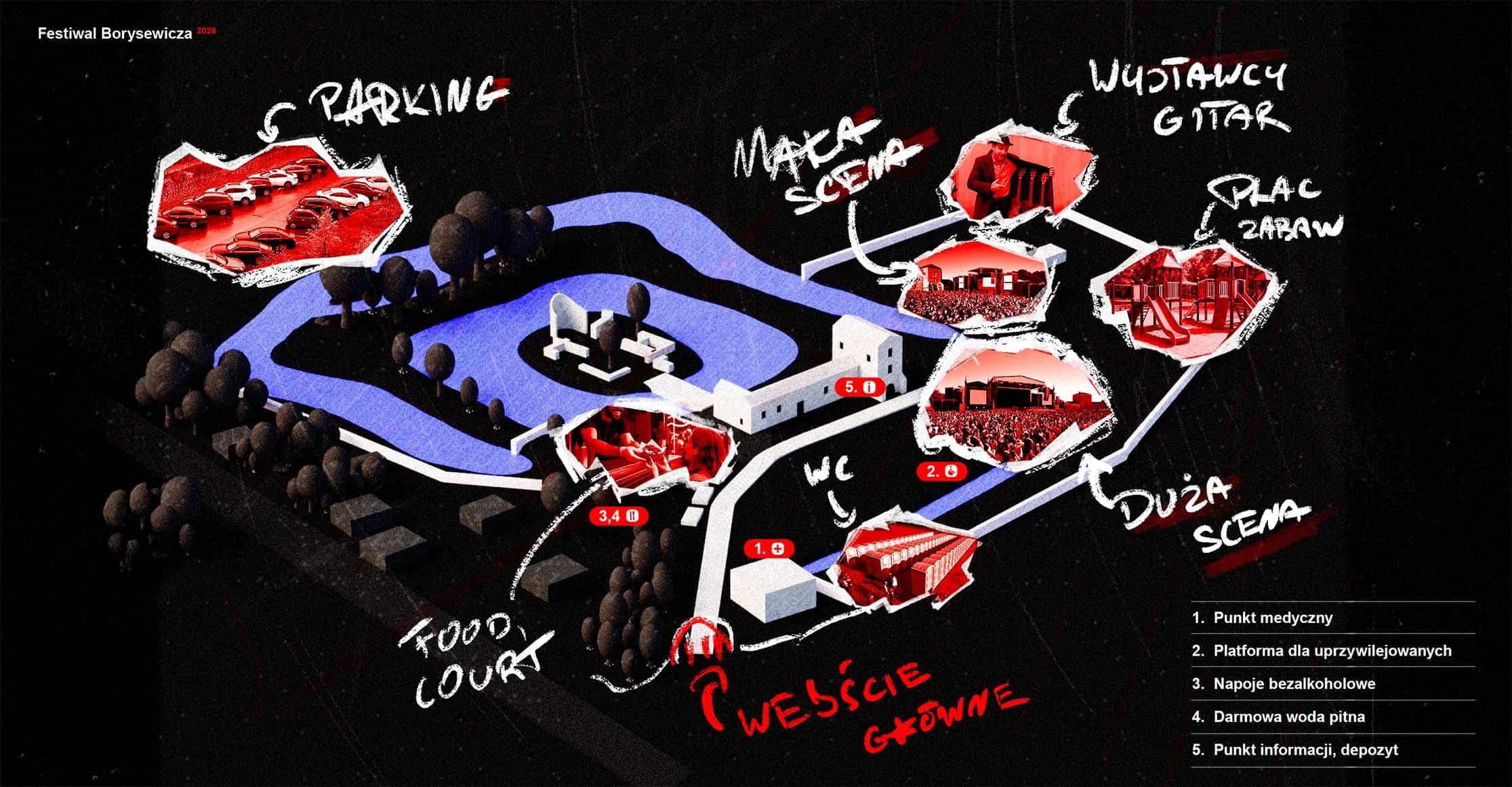 Mapa Festiwalu Borysewicza 2026