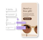 A Klaviyo flow that triggers an email 4 hours after people view a product. People who viewed 3+ sunglasses collections get a specific email.