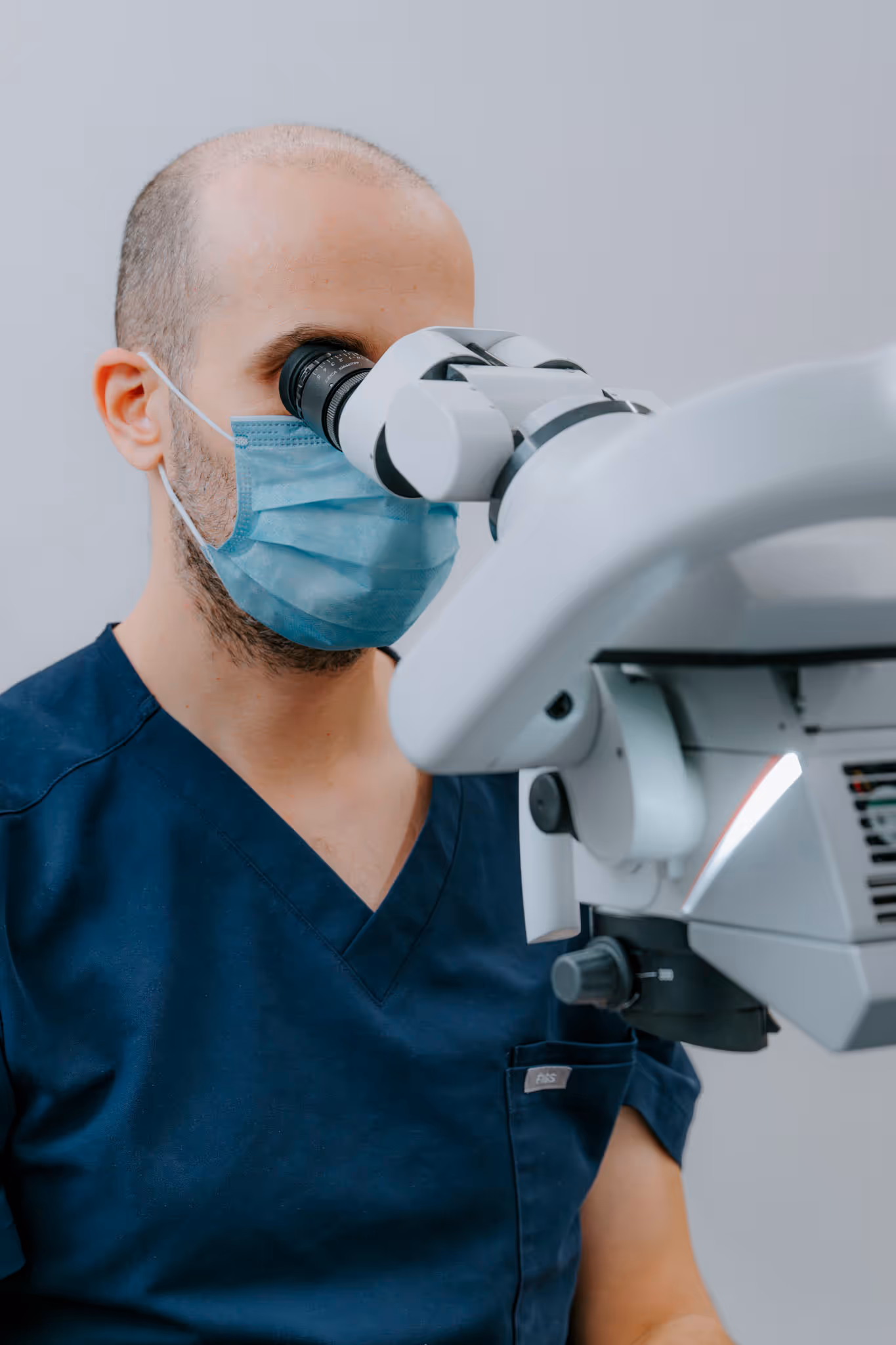 direttore sanitario Dragan Milosevic al lavoro