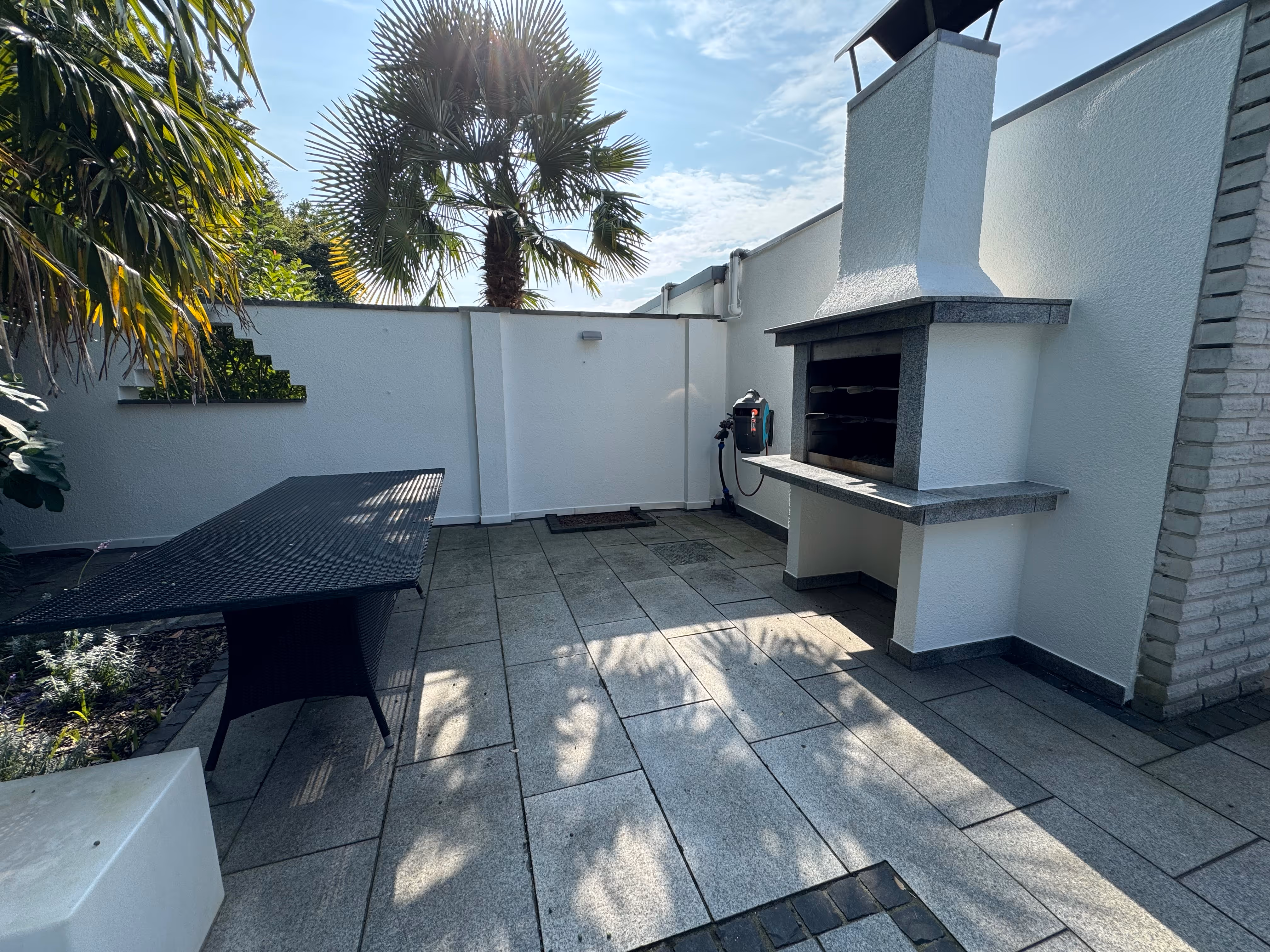 Fassadensanierung im Gartenbereich