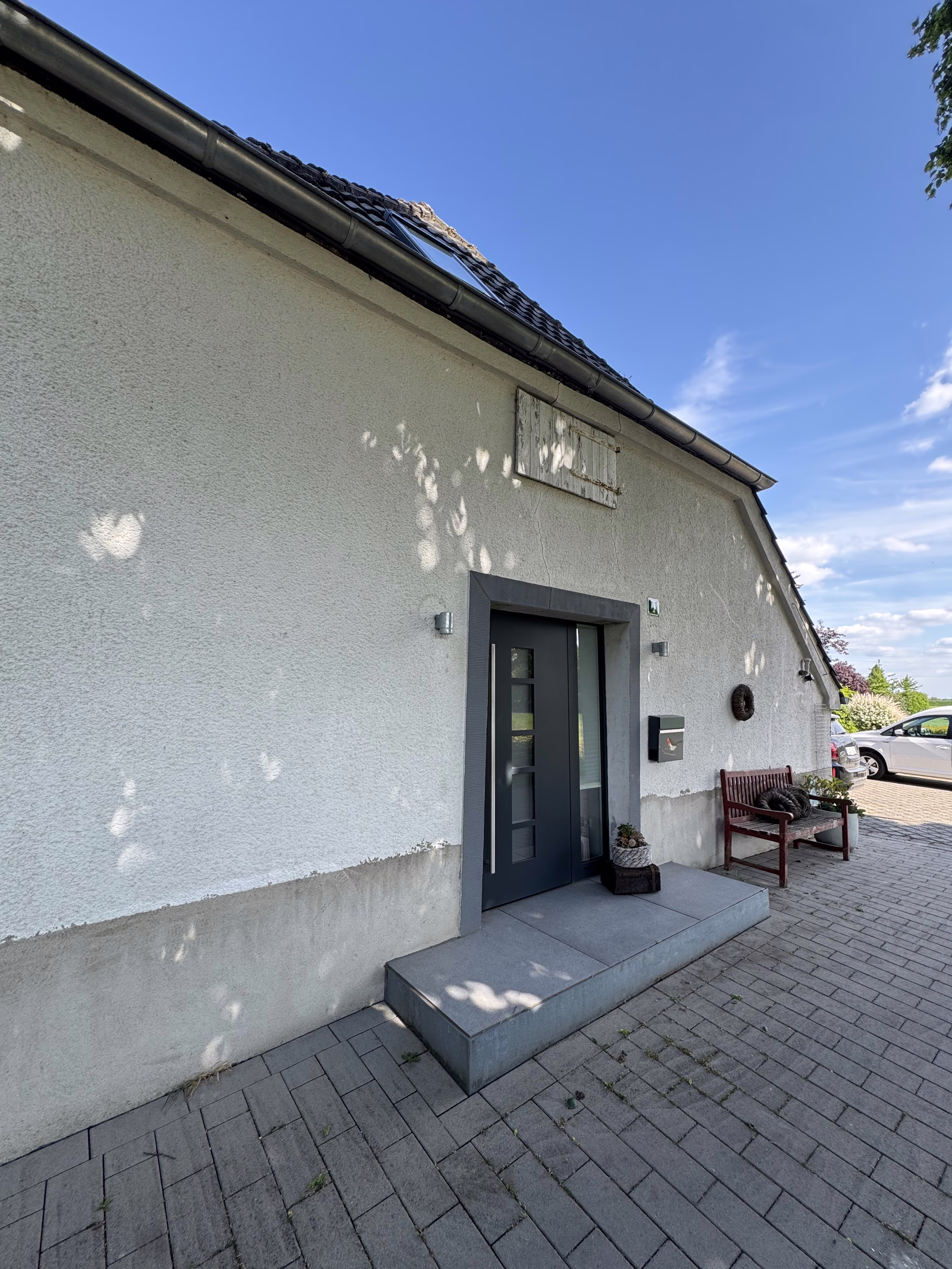 Putzfassade Detail Vorher