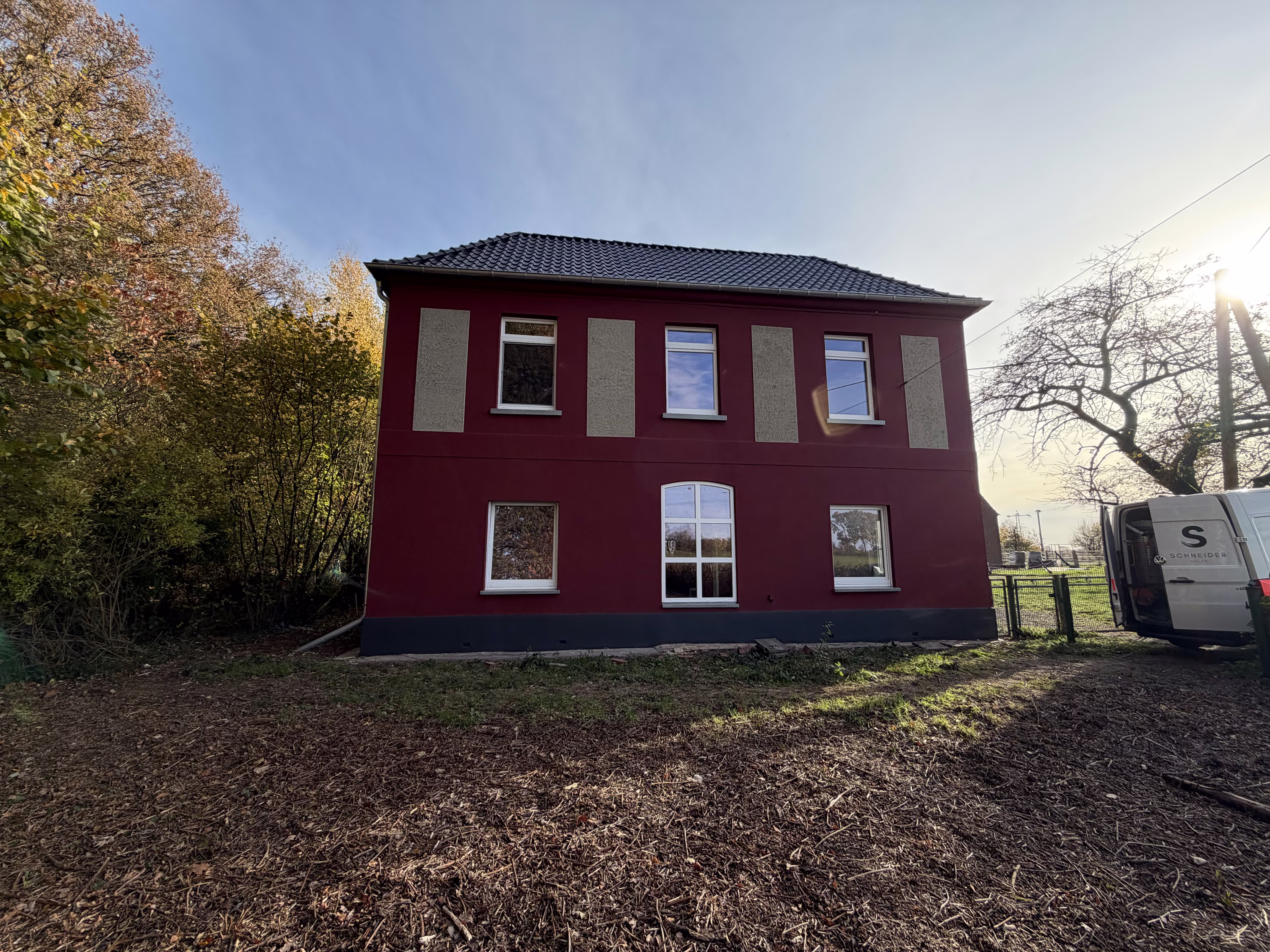 Reformhaus mit Putzfassade