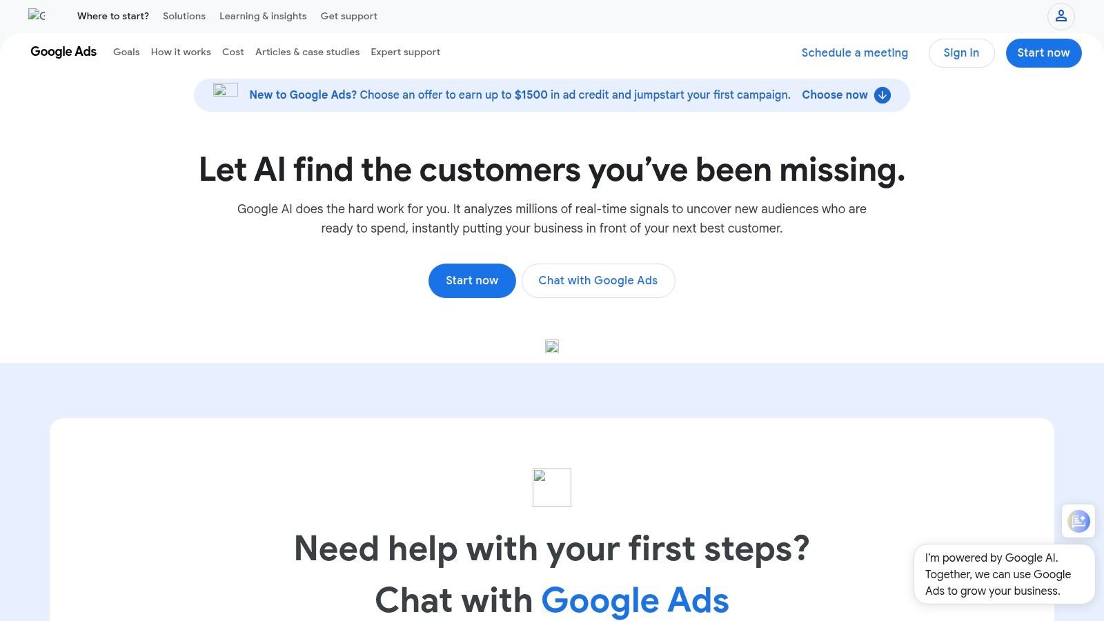Google Ads (Search, Display, Performance Max)