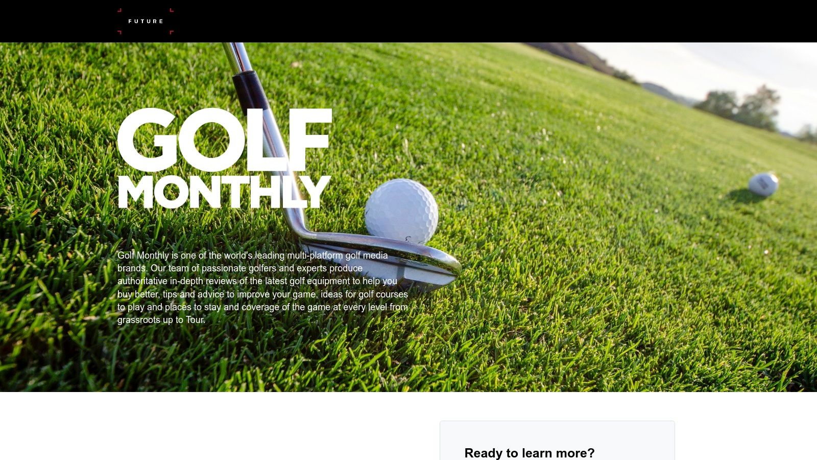 Golf Monthly (Future) – Media Kit