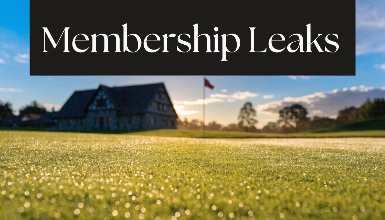 “why Your Golf Club Isn’t Getting Members (even with Good Facilities)”