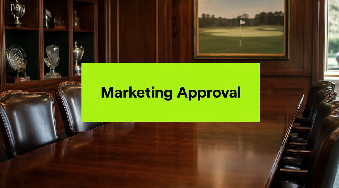 Golf Club Committee Marketing Approval: A GM's Playbook