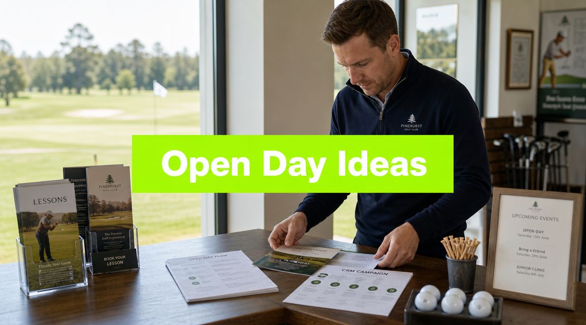 Top Golf Club Open Day Marketing Ideas for 2026