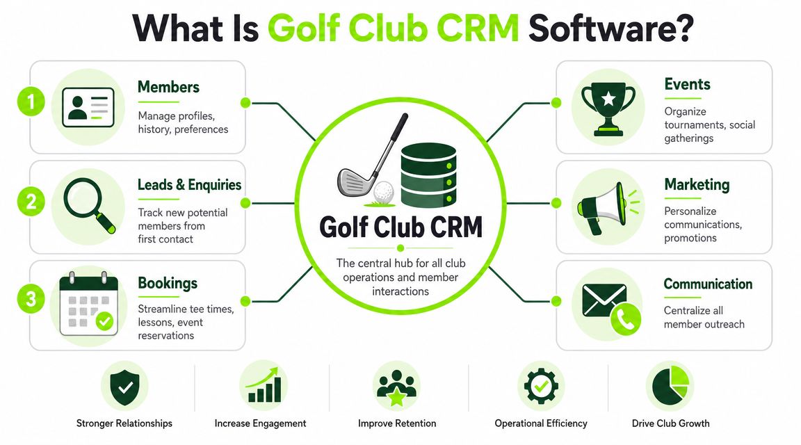 What Is Golf Club CRM Software?