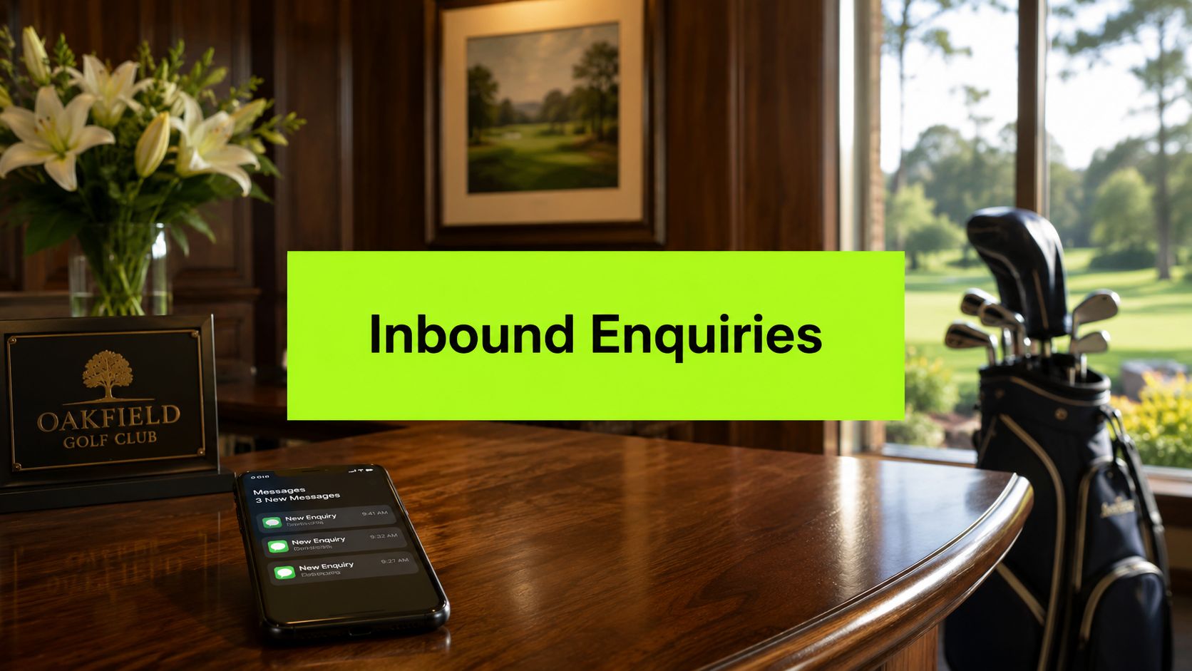 Master Golf Club Inbound Enquiries for Growth