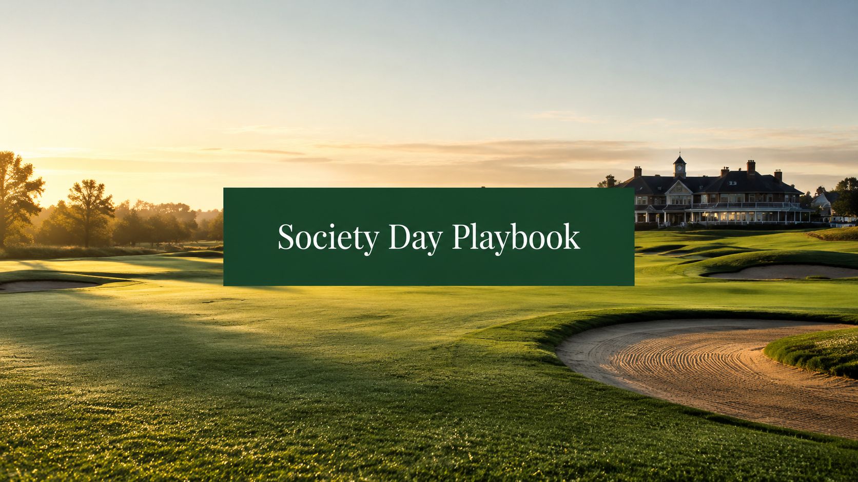 Golf Club Society Day Marketing: A Complete Playbook