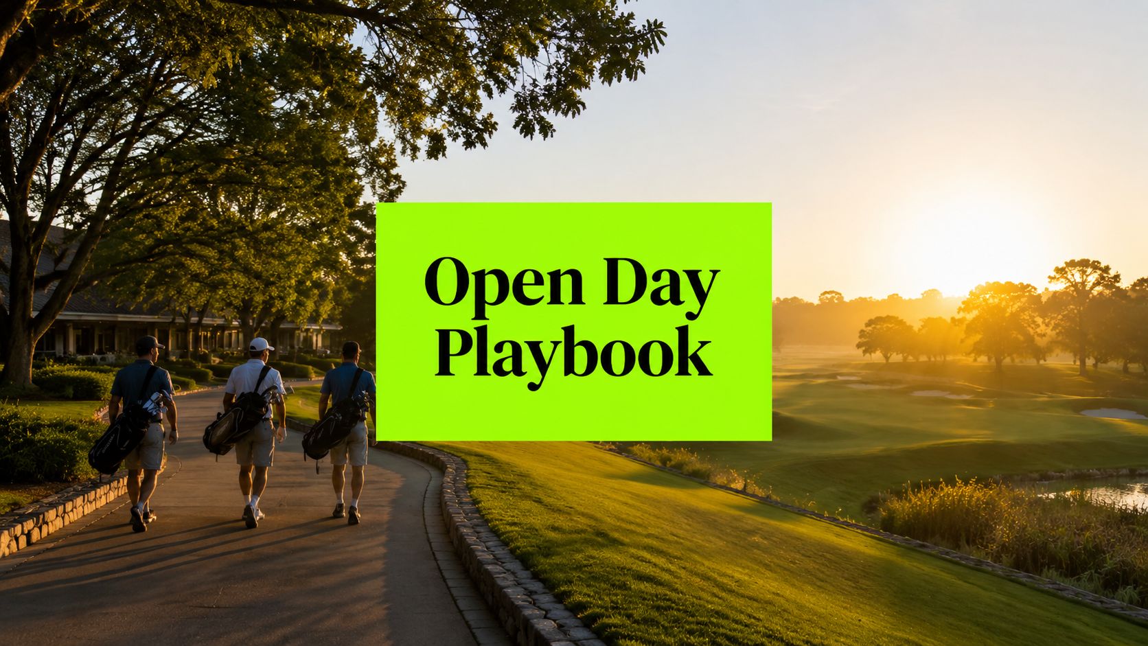 Golf Club Open Day Marketing: The Complete 2026 Playbook