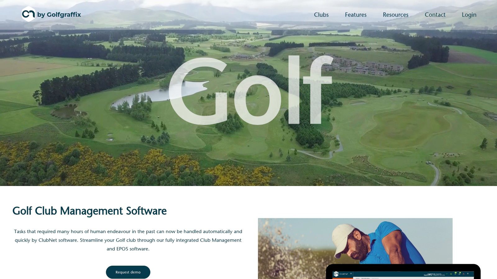 ClubNet (Golfgraffix) – ClubNet App and Tee Sheet