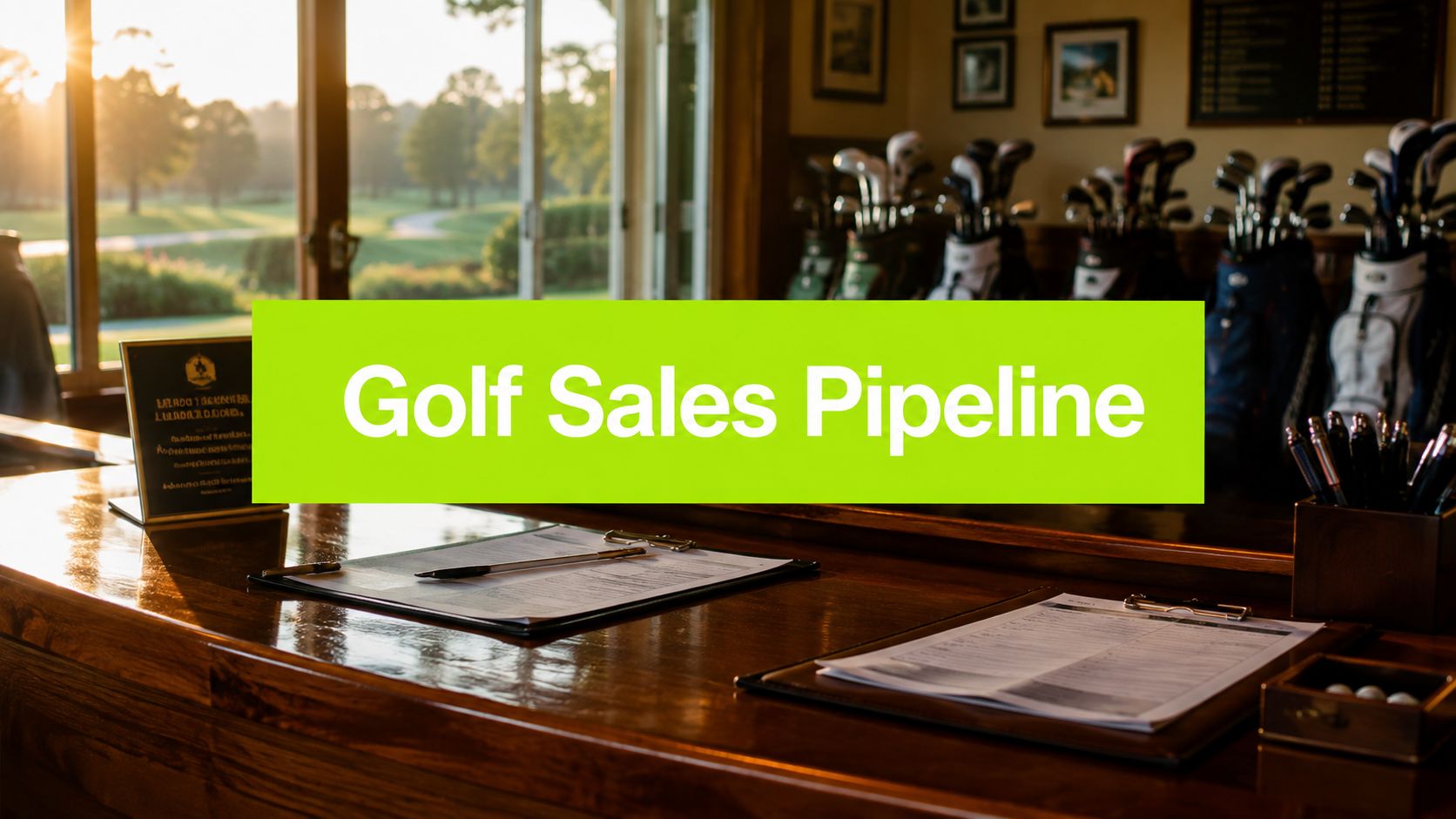 Building a Predictable Golf Club Sales Pipeline