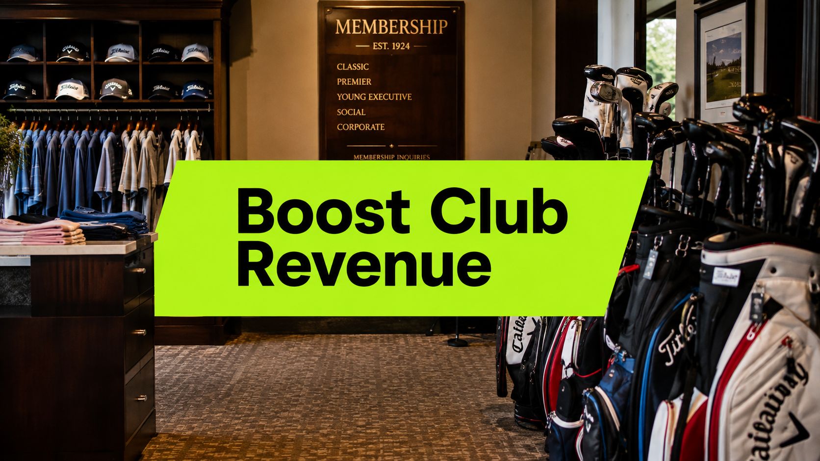 How to Increase Golf Club Revenue: A Practical Playbook