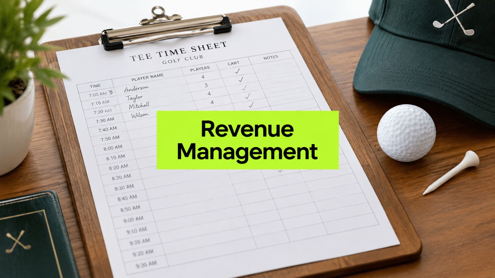 Golf Club Revenue Management Strategy