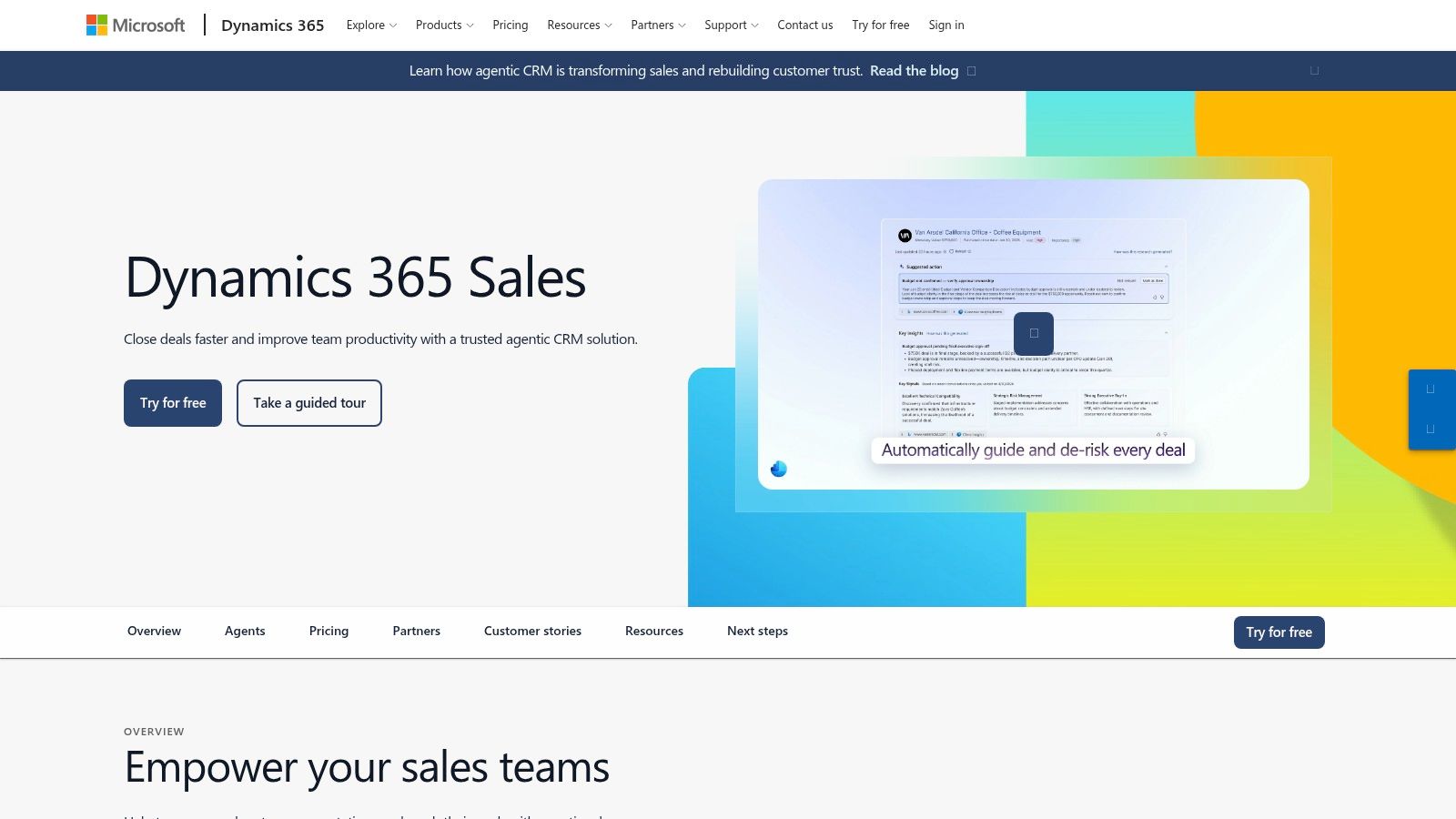 Microsoft Dynamics 365 Sales