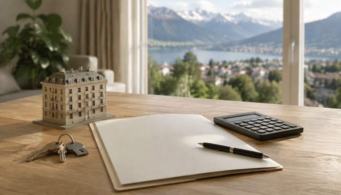 Vous vivez en Suisse et louez un logement nu en France ? Voici comment déterminer l’impôt français, le taux social et les déclarations dans les deux pays.