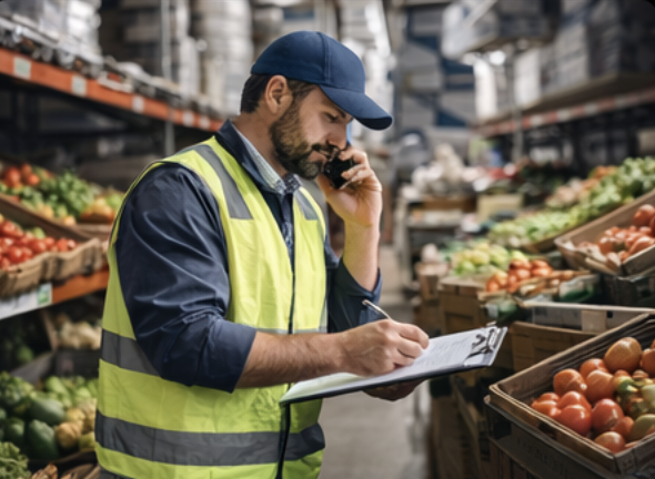 image of a farmer's market entrance
