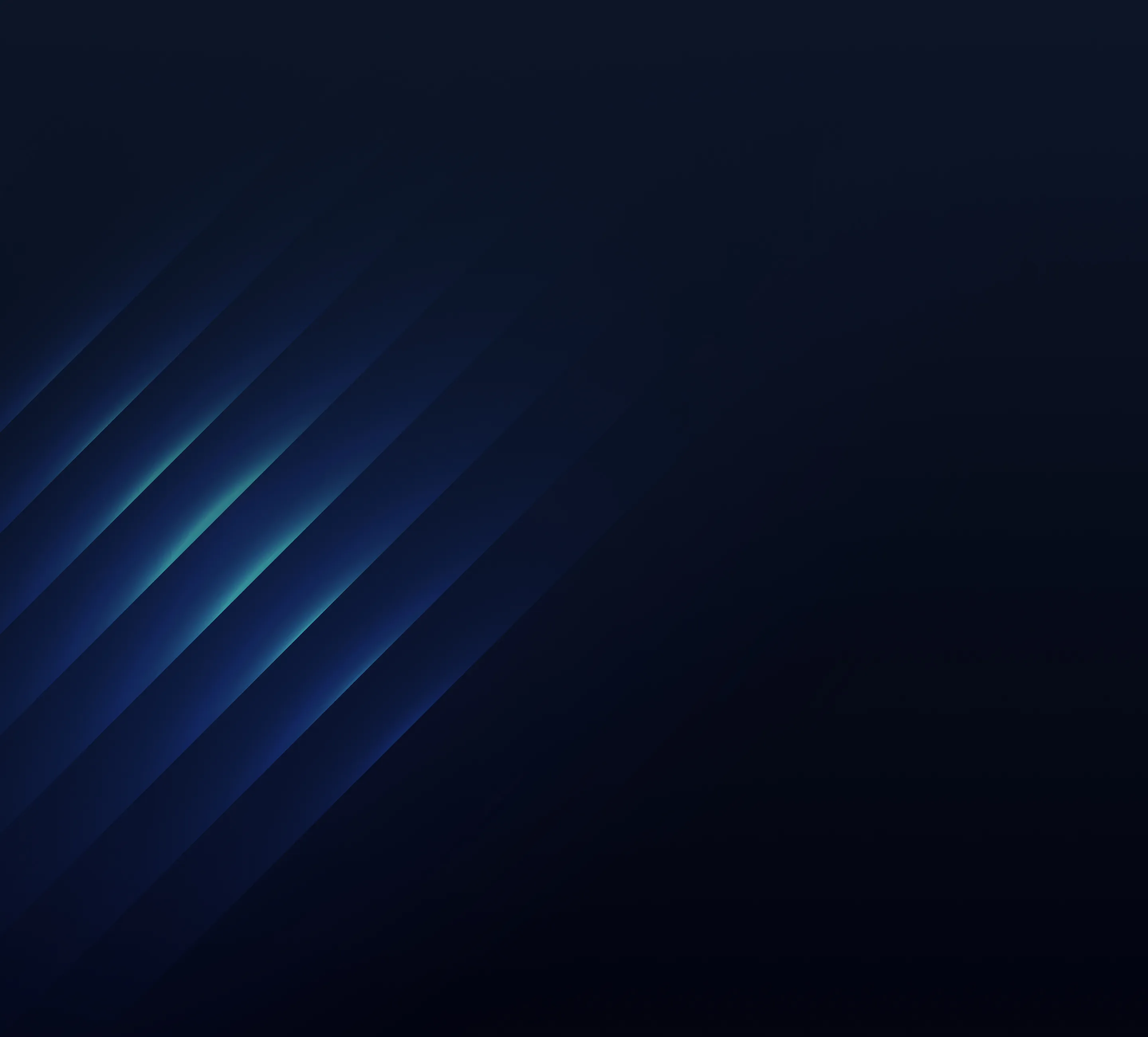 Abstract dark blue background with diagonal light streaks fading into black.