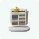 3D icon of a document with a gold star on the top left corner.