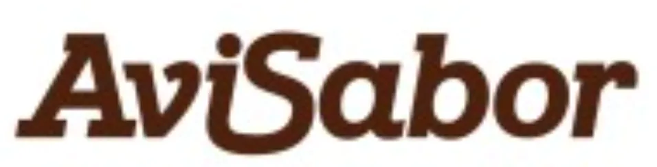 AviSabor brand name text in dark brown font.