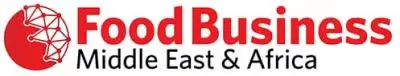 Logo of Food Business Middle East & Africa with a red globe connected by network lines.
