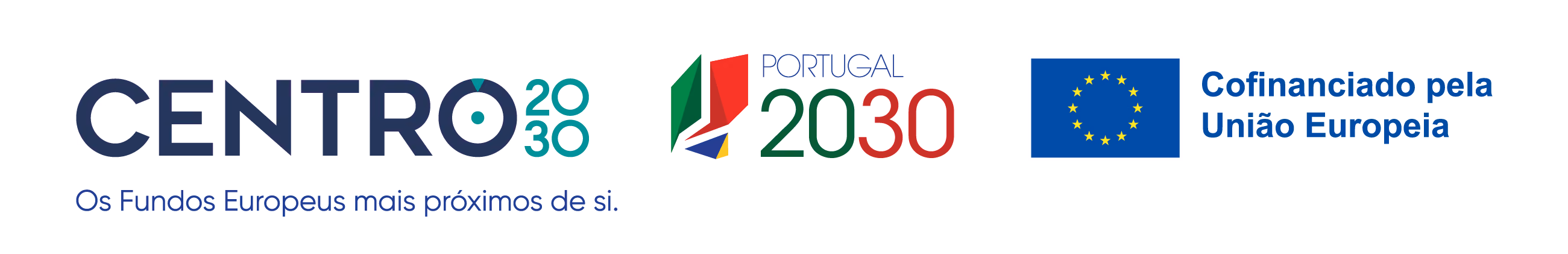 Logos of Centro 2030, Portugal 2030, European Union flag, and cofinanced by the European Union text.
