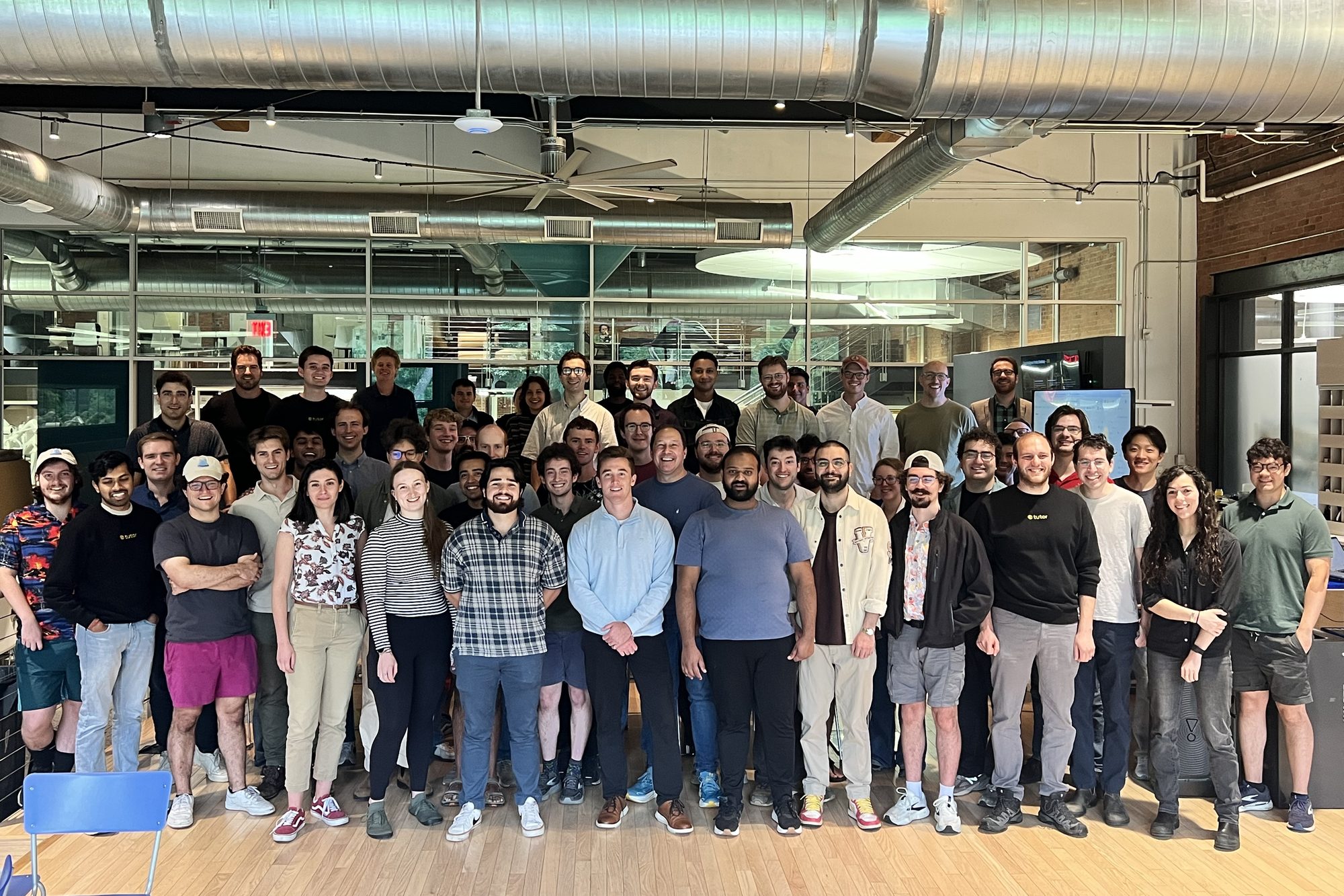 The Tutor Intelligence R&D and GTM team at the Watertown headquarters
