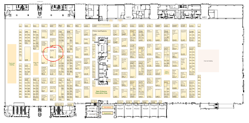 Where our booth will be