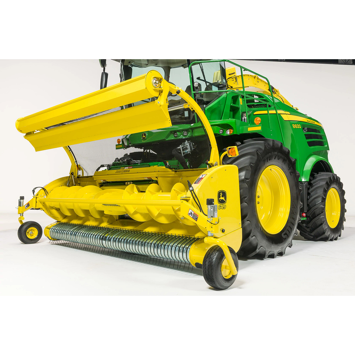 Image of a yellow 6X9 series windrow pickup auger