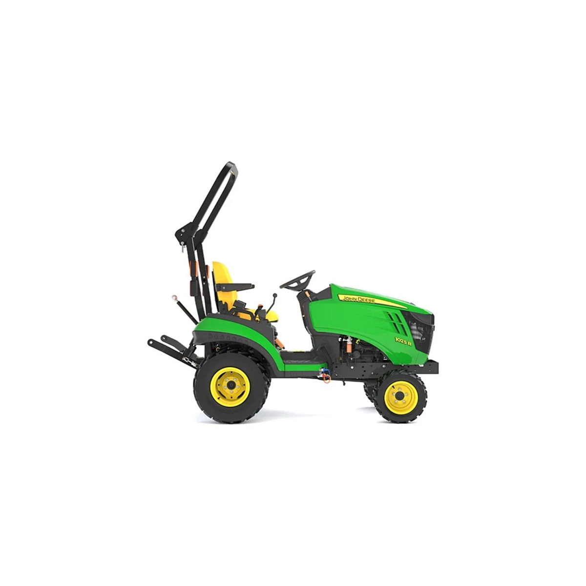 Studio image with a right view of 1025R Tractor Sub-Compact Tractors