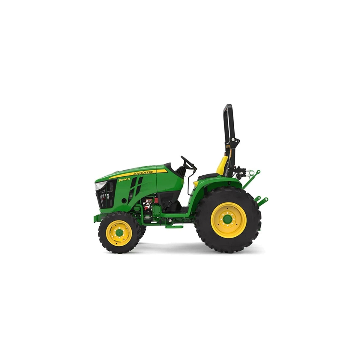 Studio image with a left view of 3046R Compact Tractor