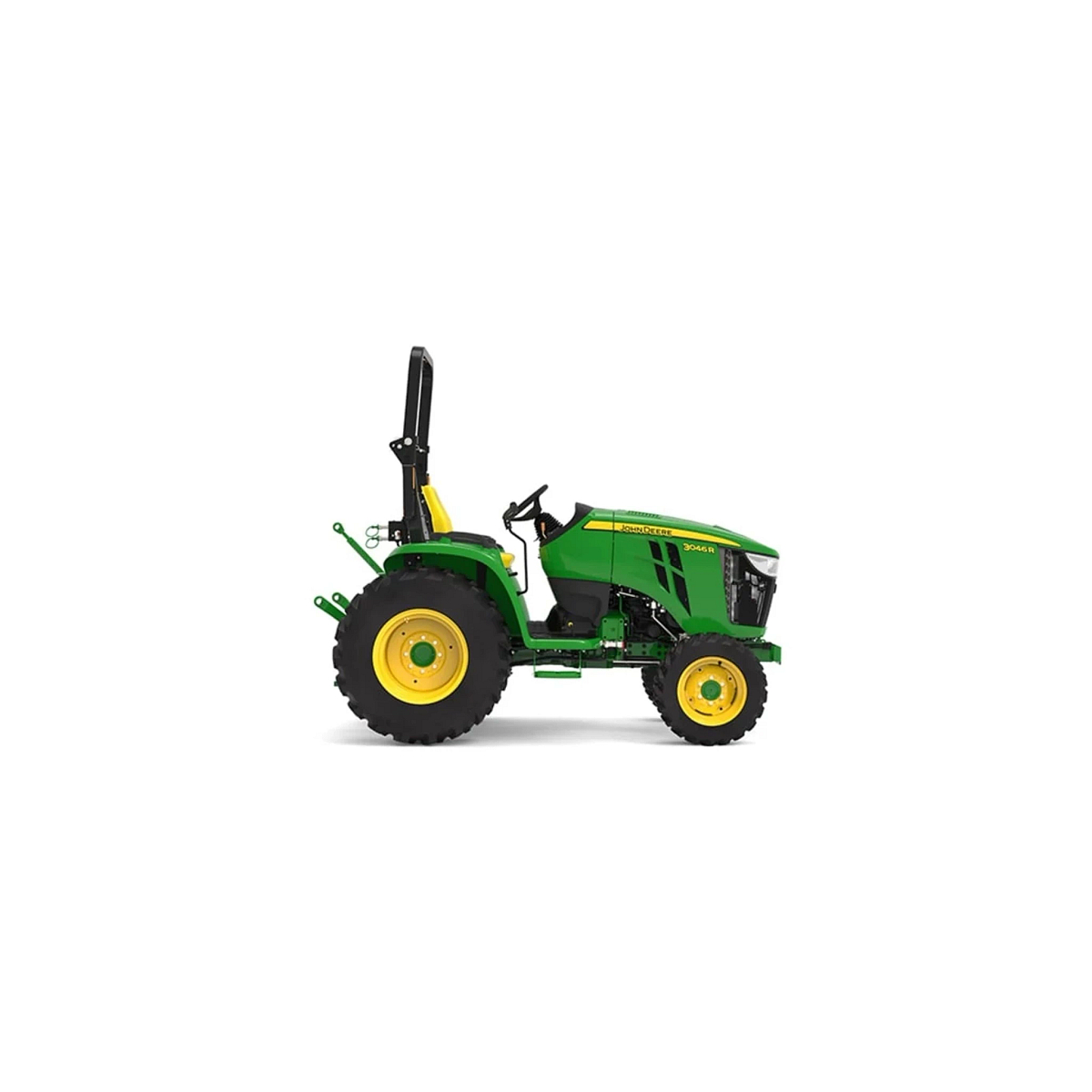 Studio image with a right view of 3046R Compact Tractor