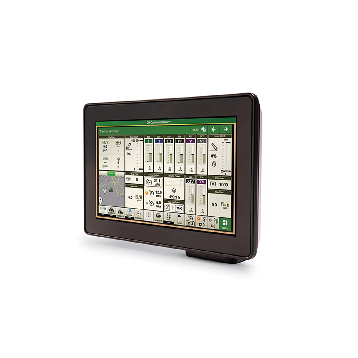 G5e Display showing Tractor Settings page
