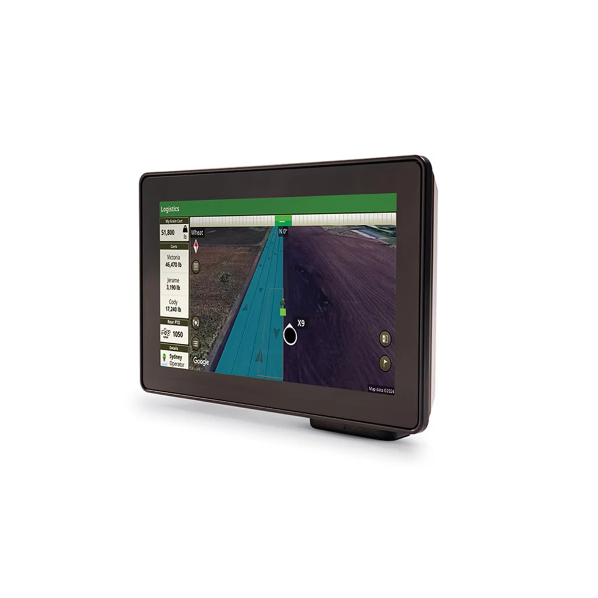 G5e Display showing Logistics page