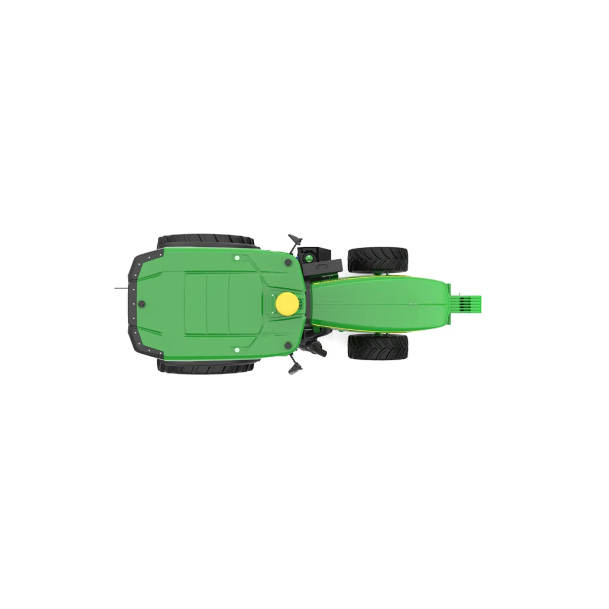 Studio image with overhead view of 5075EN tractor.