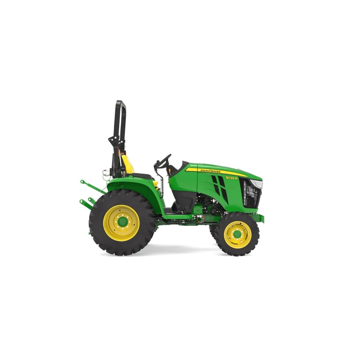 Studio image with a right view of 3039R Compact Tractor