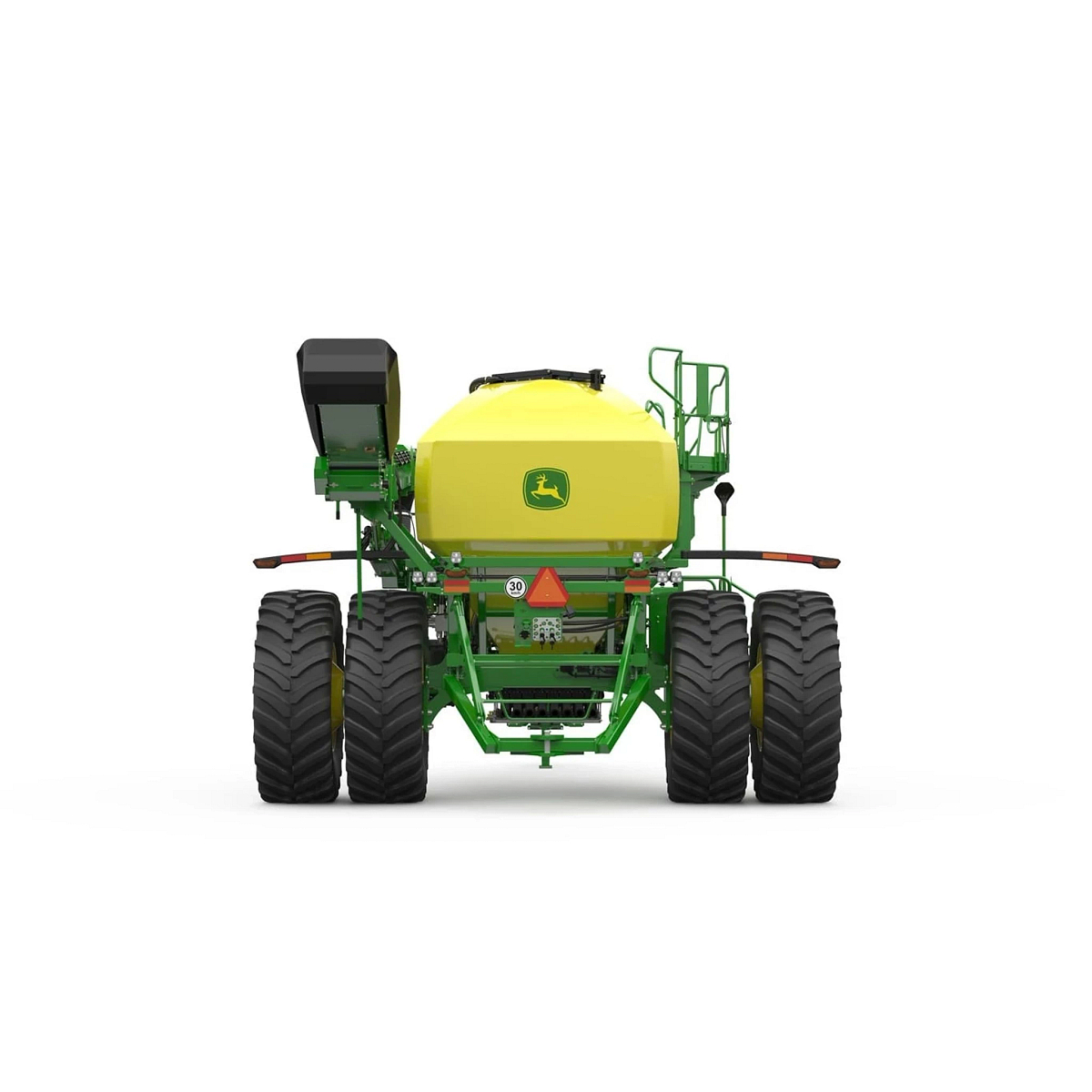 Studio image with a rear view of Seeding Equipment C400L Leading Air Cart