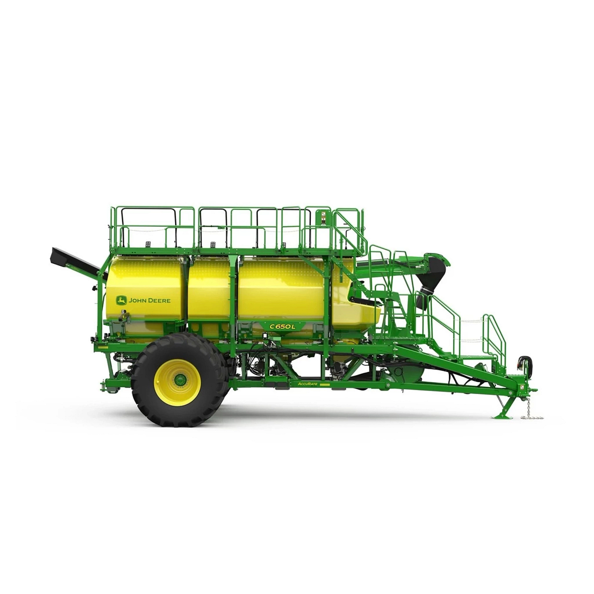 Studio image with a right view of Seeding Equipment C650L Leading Air Cart