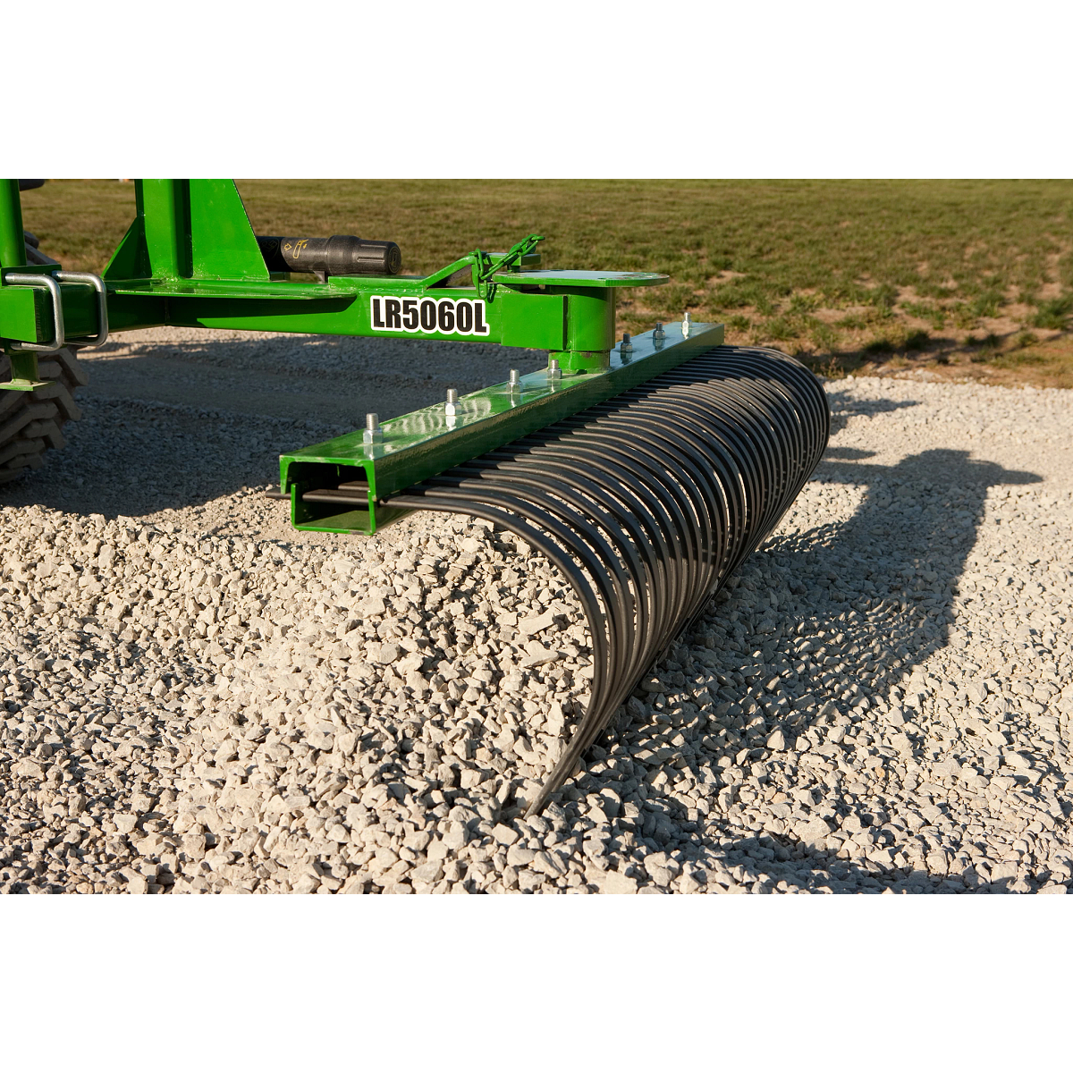 LR5060L Landscape Rake rakes gravel