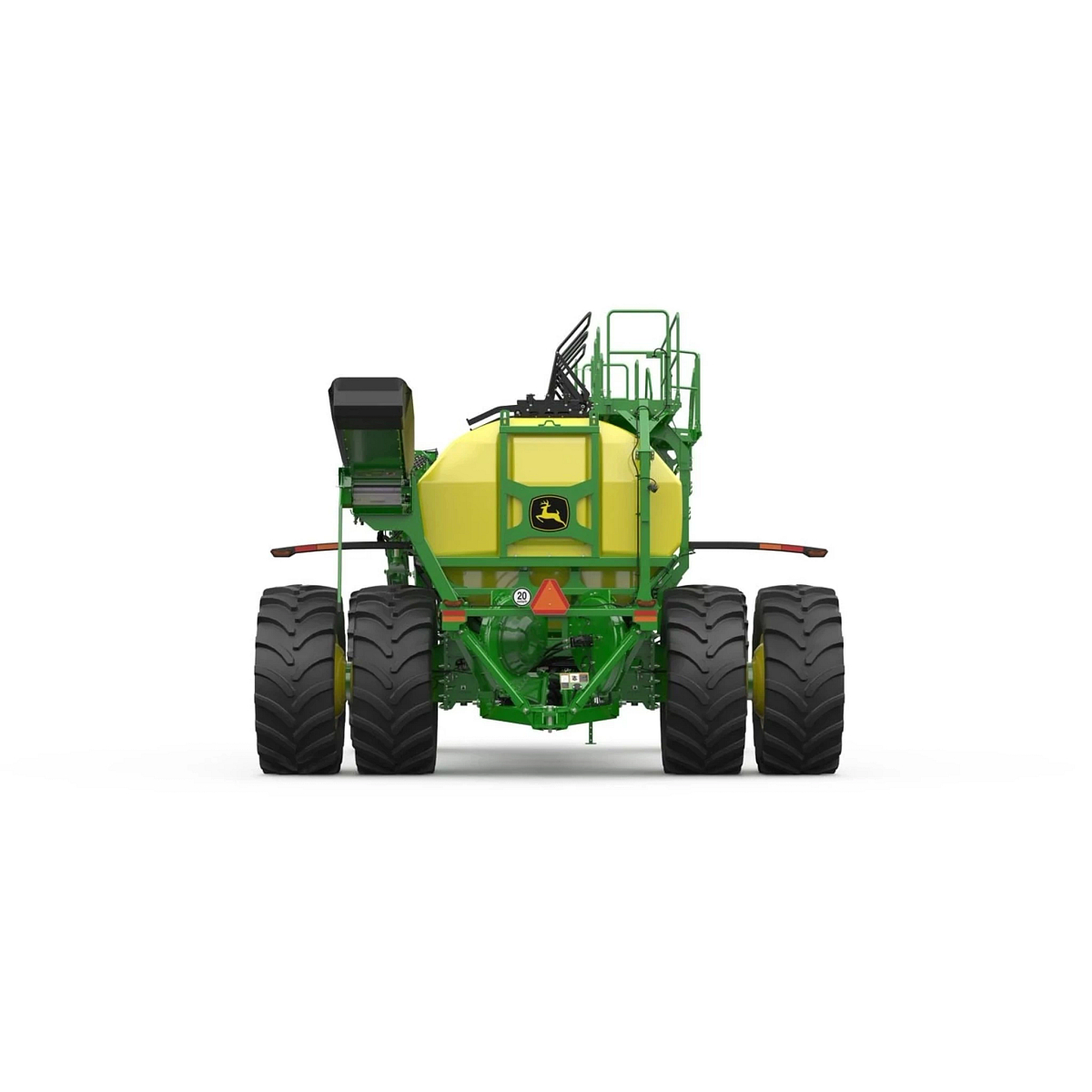 Studio image with a rear view of Seeding Equipment C650T Trailing Air Cart