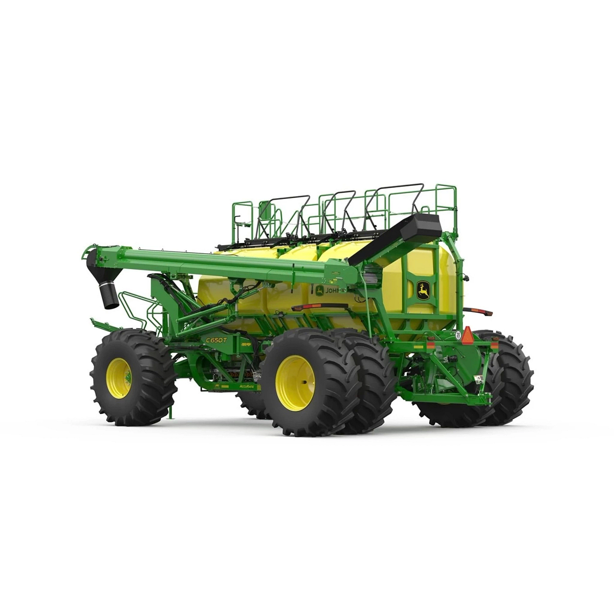 Studio image with a rear view of Seeding Equipment C650T Trailing Air Cart